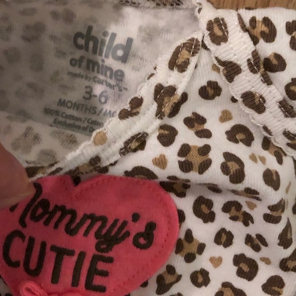 Okie Dokie|Baby girl mixed bundle lot, leopard print bodysuit & khaki pants NWT• - Picture 5 of 7